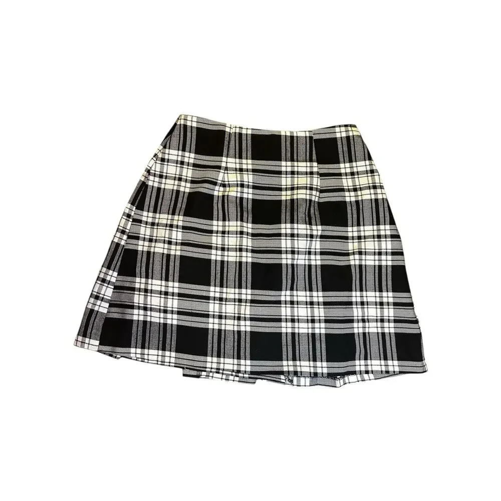 Tracy Evans Women’s Vintage Plaid Pleated Skirt Size 7 (S) Y2K Academia Preppy